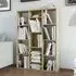 Hiti Bookcase with 13 Shelves - Sonoma Oak, Chipboard