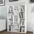 Hiti Bookcase with 13 Shelves - White, Chipboard