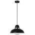 Hixo Round Pendant Light - Black, Chrome