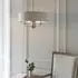 Hixson 3 Light Pendant Ceiling Light - Natural, Chrome