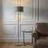Hixson Floor Lamp - Charcoal, Fabric