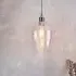 Hixson Small Ceiling Pendant Light - Clear Glass, Nickel