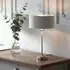 Hixson Table Lamp - Natural, Brushed Chrome