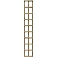 Hizo 6x1 Garden Trellis - Natural Wood
