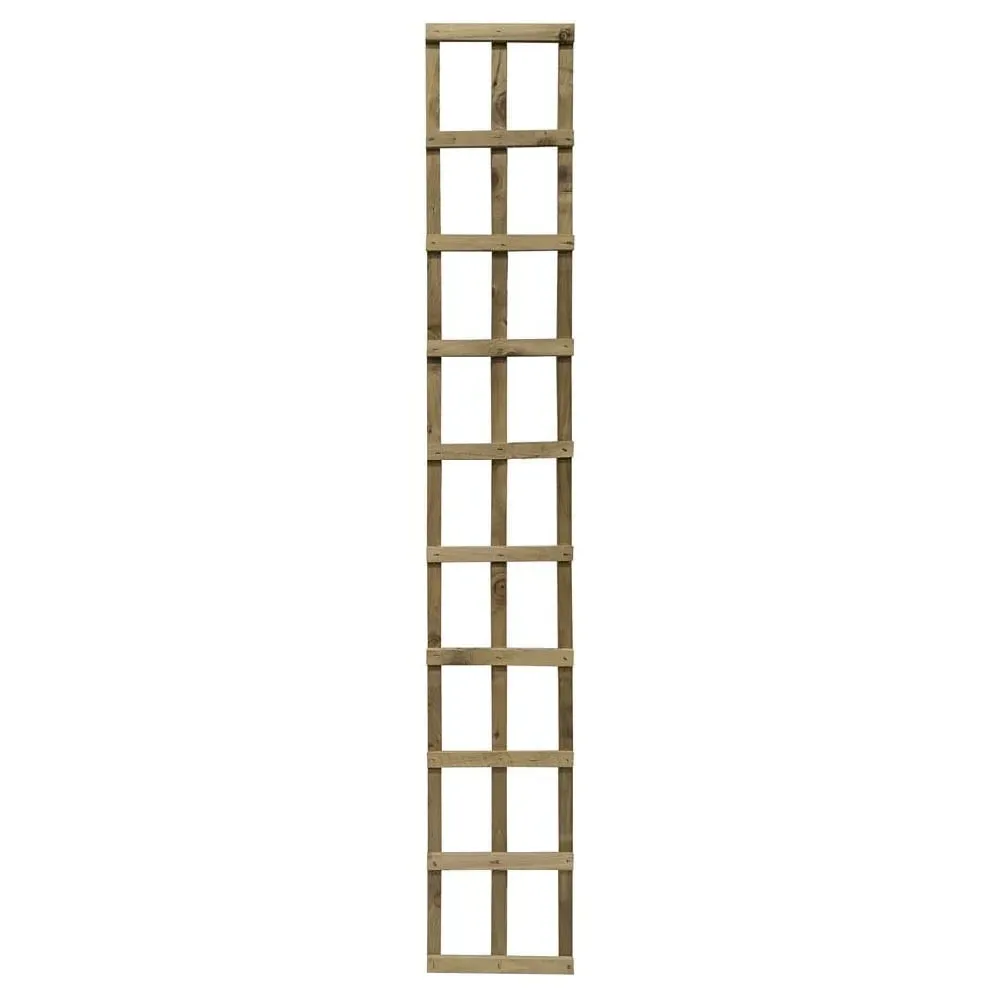 Hizo 6x1 Garden Trellis - Natural Wood