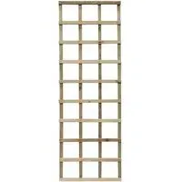 Hizo 6x2 Garden Trellis - Natural Wood