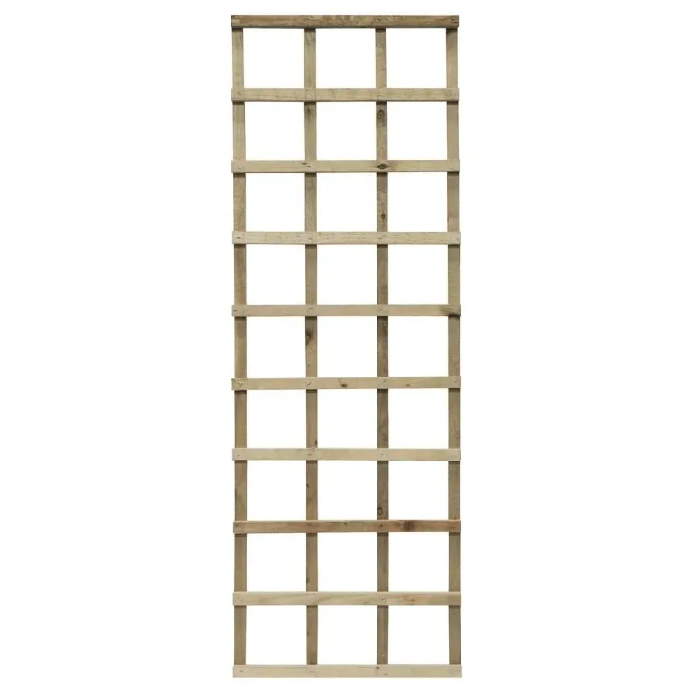 Hizo 6x2 Garden Trellis - Natural Wood