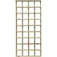 Hizo 6x3 Garden Trellis - Natural Wood