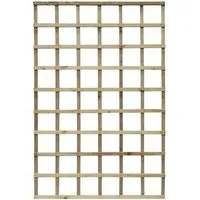 Hizo 6x4 Garden Trellis - Natural Wood