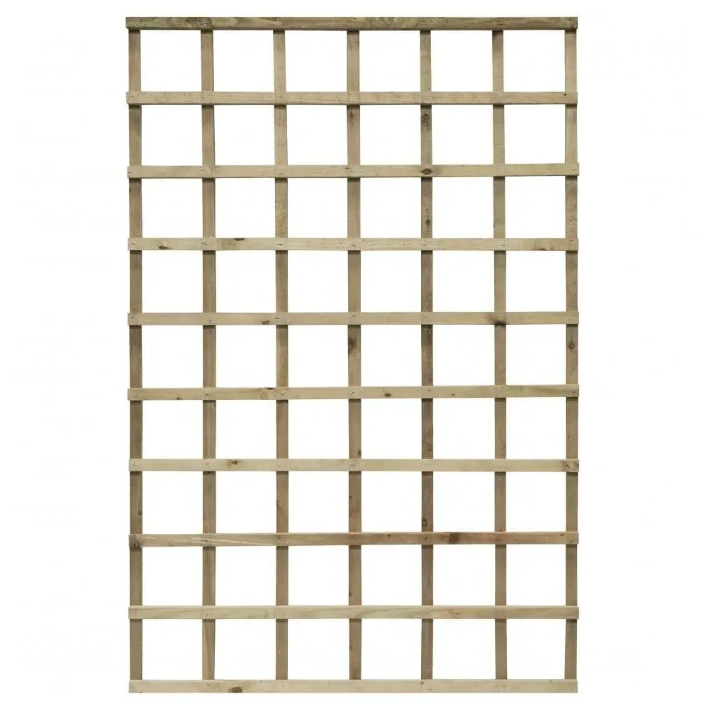 Hizo 6x4 Garden Trellis - Natural Wood