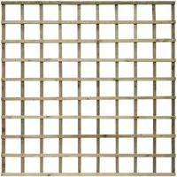 Hizo 6x6 Garden Trellis - Natural Wood