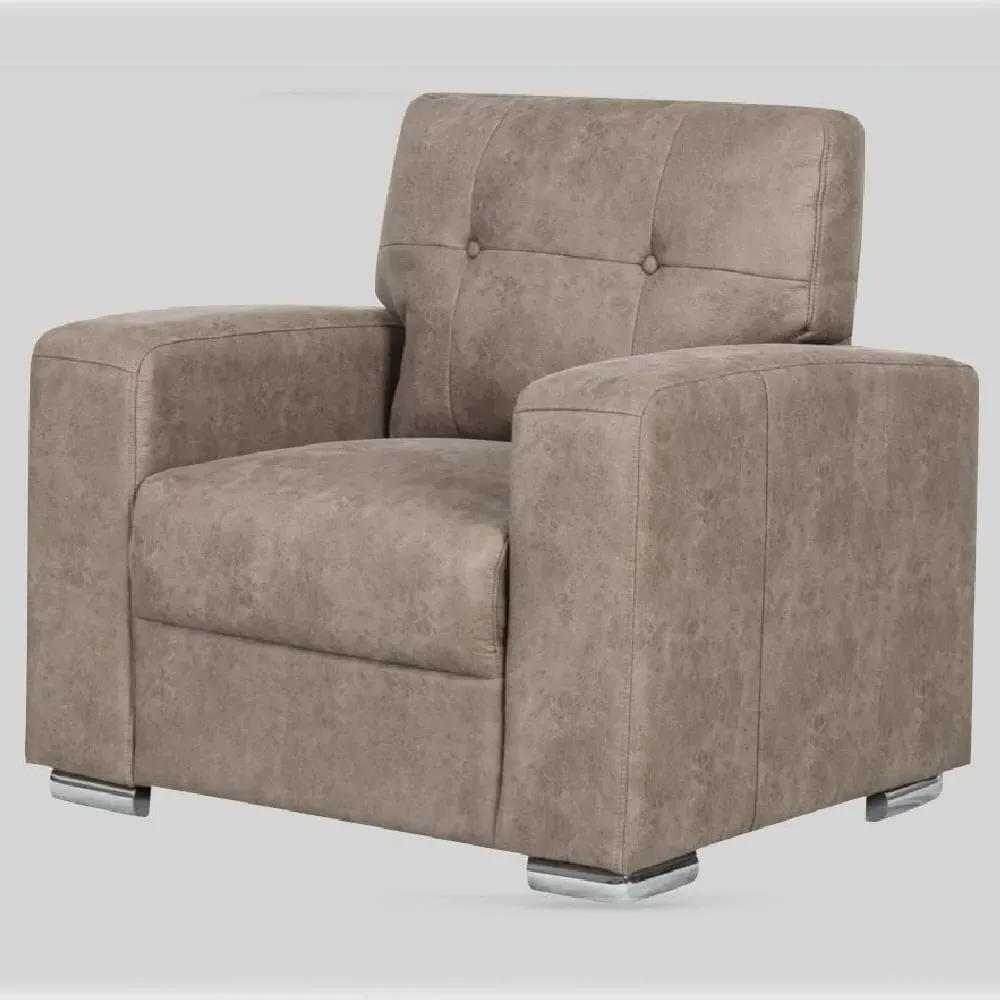 Hobart 1-Seater Sofa - Taupe, Fabric