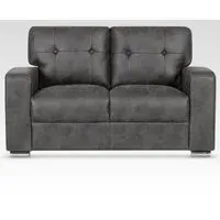 Hobart 2-Seater Sofa - Dark Grey, Fabric