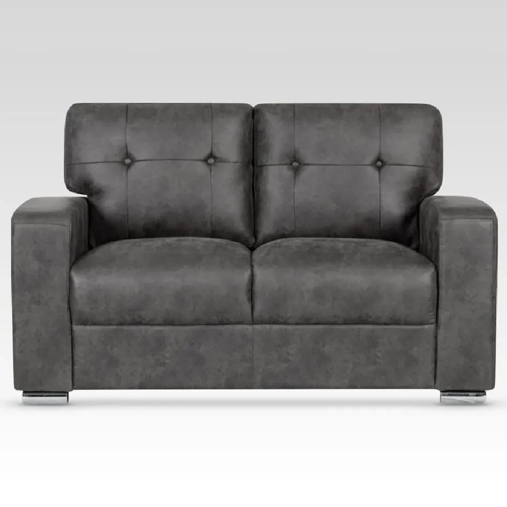 Hobart 2-Seater Sofa - Dark Grey, Fabric