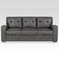 Hobart 3-Seater Sofa - Dark Grey, Fabric