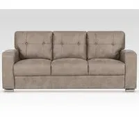 Hobart 3-Seater Sofa - Taupe, Fabric