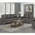 Hobart 3+2 Seater Sofa Set - Grey, Fabric