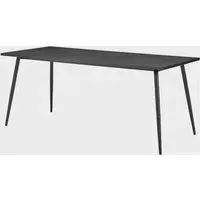 Hobart Large Dining Table - Black, MDF