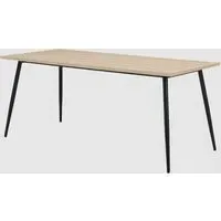 Hobart Large Dining Table - Oak, MDF