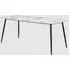 Hobart Large Dining Table - Violetta Marble Effect, MDF