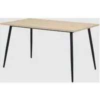 Hobart Small Dining Table - Oak, MDF