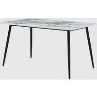 Hobart Small Dining Table - Pandora Marble Effect, MDF