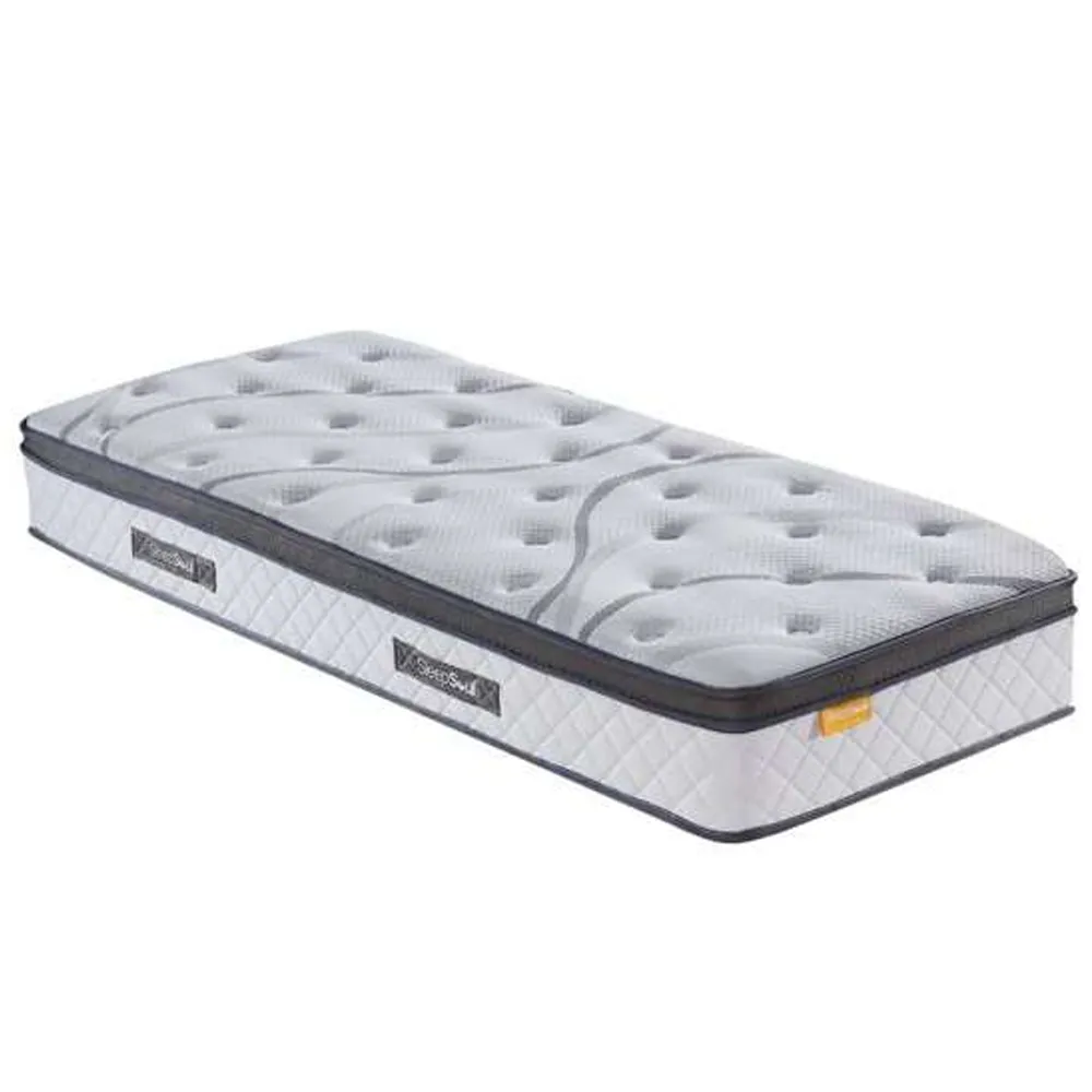 Hockley Single Mattress - White, Fabric product
