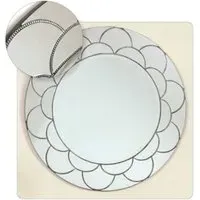 Hollywood Zig Zag Circle Wall Mirror - 90cm