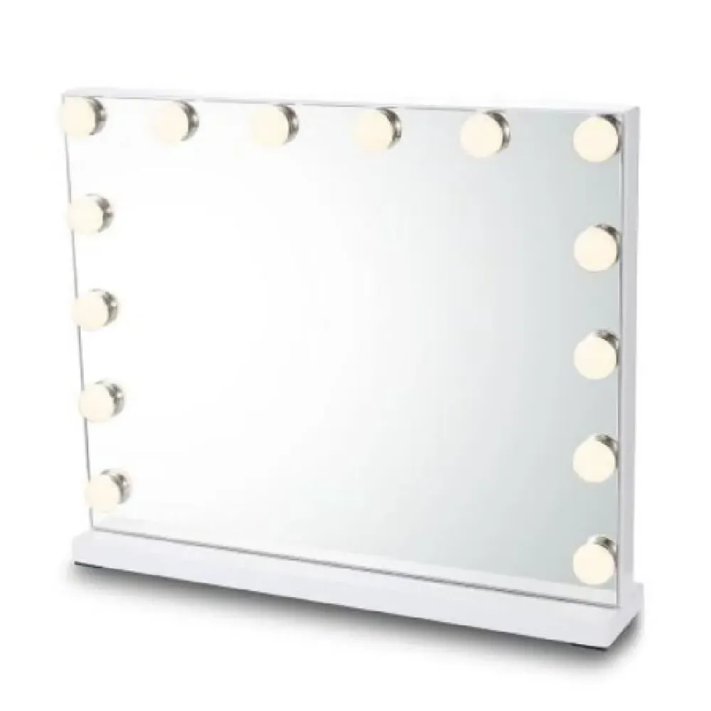 Holmdel Small Dressing Mirror with LED Lighting - Clear image