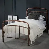 Holston Single Bed Frame - Copper, Metal