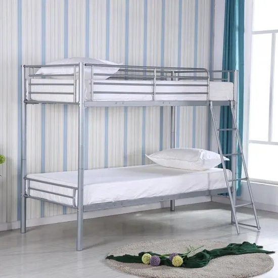 Homely Bunk Bed - Silver, Metal product