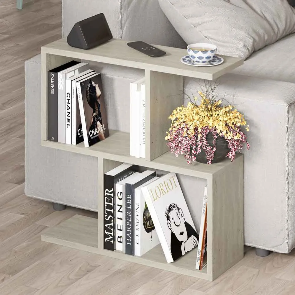 Homemania Side Table - Travertine Marble Effect, Melamine product