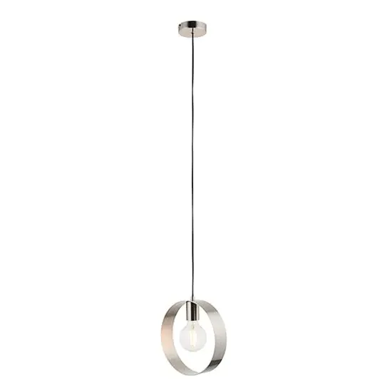 Hoop 1 Light Ceiling Pendant - Brushed Nickel image