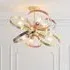 Hoop 6 Lights Ceiling Pendant Light - Brushed Brass