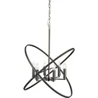 Hoopla 6 Light Ceiling Pendant - Pewter