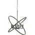 Hoopla 6 Light Ceiling Pendant - Pewter