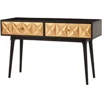 Horna Console Table with 2 Doors - Brown, Mango Wood