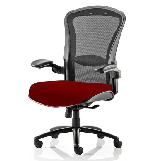 Houston Heavy Duty Office Chair with Lumbar Support - Black