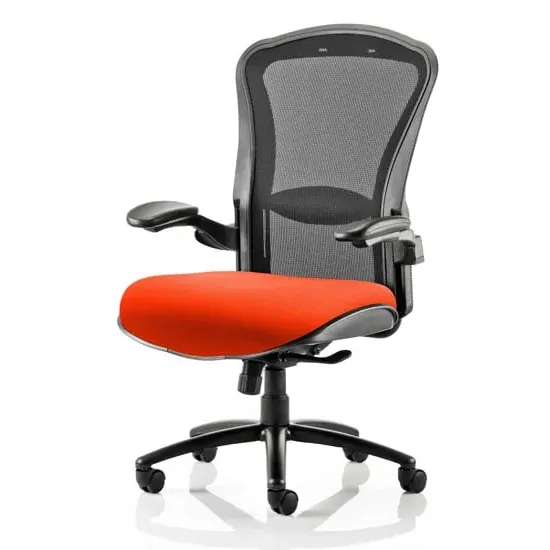 Houston Heavy Duty Office Chair with Lumbar Support - Black