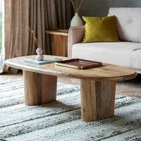 Huffman Rectangular Coffee Table - Natural, Mango Wood