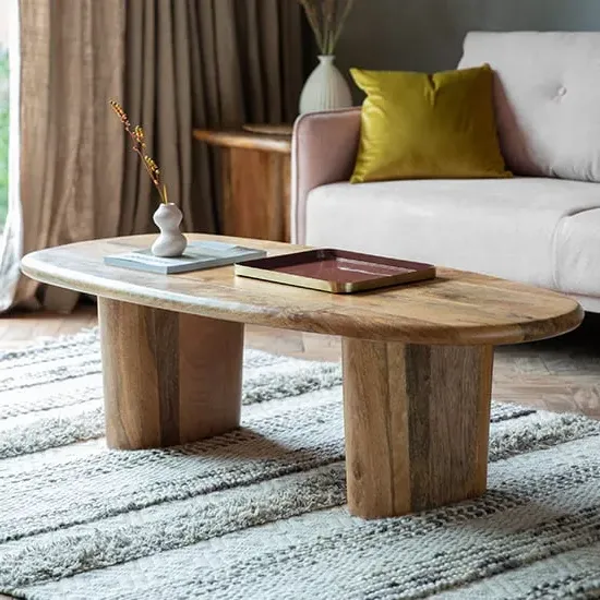Huffman Rectangular Coffee Table - Natural, Mango Wood image