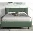 Hugo Small Double Bed Frame - Sage Green, Fabric