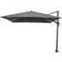 Hugo Square Cantilever Parasol with Granite Base - Dark Grey