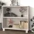 Hull Bookcase with 2 Shelves - White, Pinewood