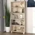 Hull Bookcase with 5 Shelves - Brown, Pinewood