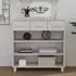 Hull Console Table with 3 Drawers - White, Pinewood
