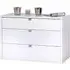 Hummer 3-Drawer Chest of Drawers - White, Particle Board