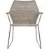 Hunor Angled Rattan Chair - Natural