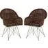 Hunor Croco Rattan Chair - Natural