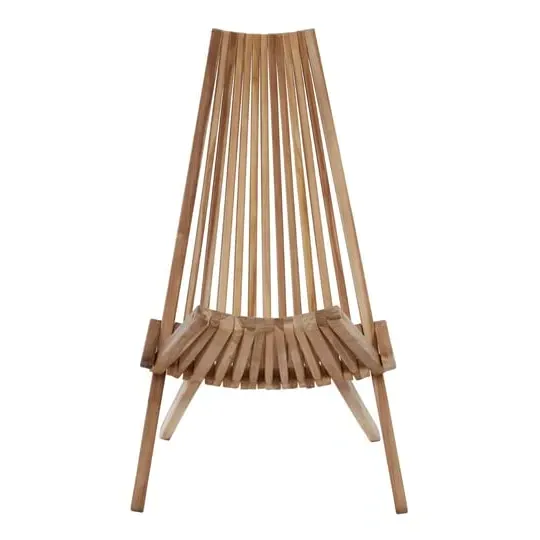 Hunor Lounge Chair - Natural, Teak image